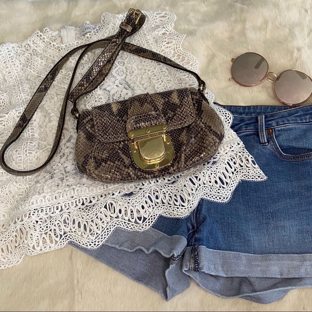 COPY - MICHAEL KORS MK Snake Crossbody
